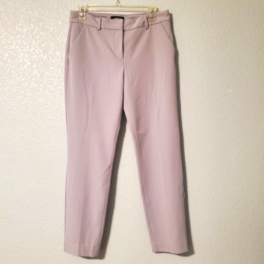 Express Columnist Ankle Midrise Size 6R, light grey